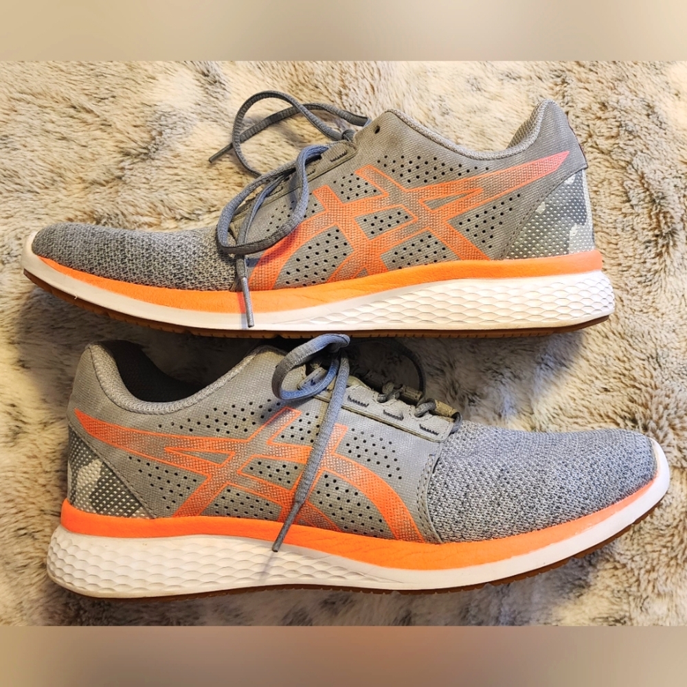 Asics Gel Torrance 2, Gray and Orange Running Shoes